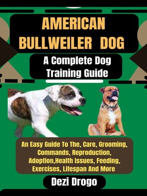 cover image of American Bullweiler  Dog